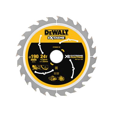 DEWALT EXTREME 190MM X 30MM X 24TCT