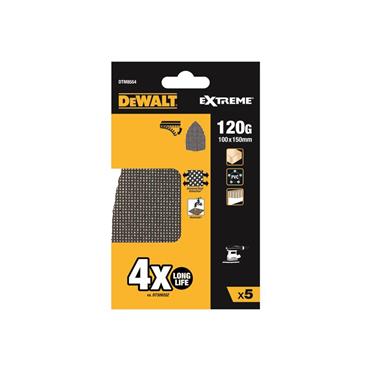 EXTREME Mesh Delta Sander Sheet 100 x 150mm 120G (Pack 5)
