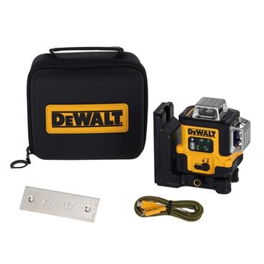 DCLE14361GB USB-C Rechargeable 3x360Â° Green Beam Laser Level
