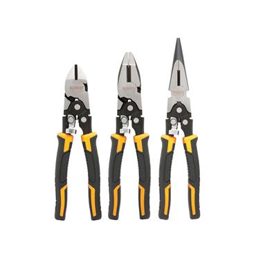 Compound Action Pliers Set, 3 Piece