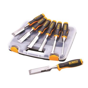 DWHT48305 Chisel Set, 6 Piece + Free Chisel Knife