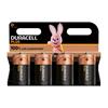 D Cell +100% Plus Power Batteries (Pack 4)