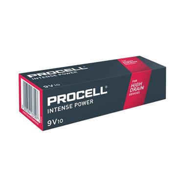 9V PROCELLÂ® Intense Alkaline Batteries (Pack 10)