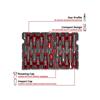 E-Case Inlay Screwdriver Set, 17 Piece