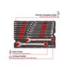 E-Case Inlay Combination Spanner Set, 19 Piece