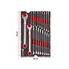 E-Case Inlay Combination Spanner Set, 19 Piece