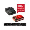 PLUS Power X-Change Battery & Charger Starter Kit 18V 1 x 4.0Ah Li-ion