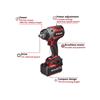 TP-CW 18/750-C Li BL Kit PRO Impact Wrench 18V 1 x 5.2Ah Li-ion