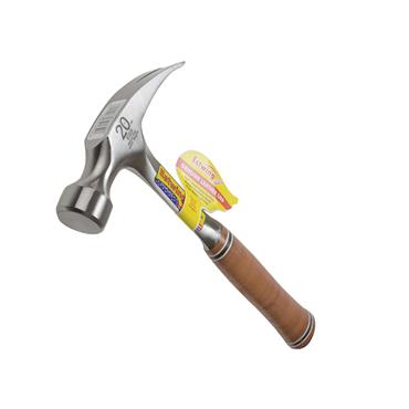 E20S Straight Claw Hammer - Leather Grip 560g (20oz)