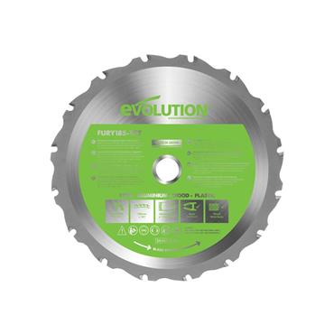 FURYÂ® Multi-Purpose TCT Circular Saw Blade 185 x 20mm x 16T