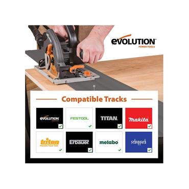 R185CCSX Circular Track Saw Kit 185mm 1600W 240V