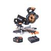 R185SMS-Li EXT Sliding Mitre Saw 18V 1 x 4.0Ah Li-ion