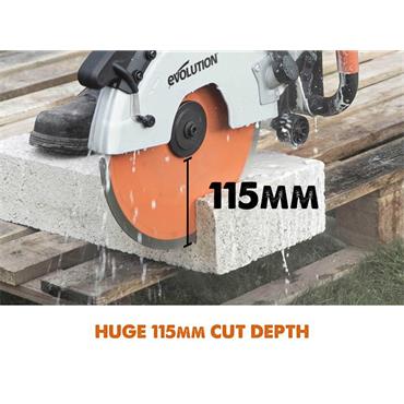 R300DCT+ 300mm Disc Cutter Kit 1600W 110V