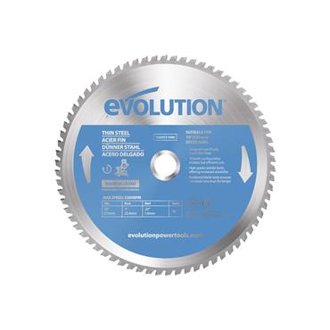 Thin Steel Cutting Mitre Saw Blade 255 x 25.4mm x 70T