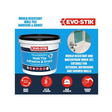 Mould Resistant Wall Tile Adhesive & Grout 2.5 litre