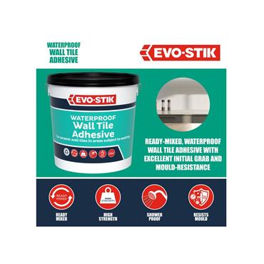 Waterproof Wall Tile Adhesive 5 litre