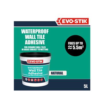 Waterproof Wall Tile Adhesive 5 litre