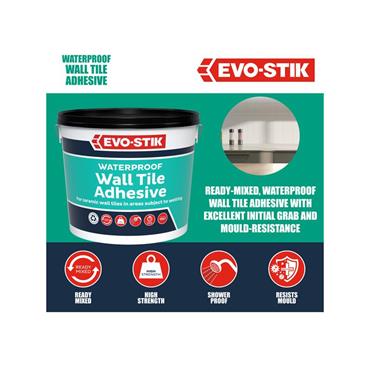 Waterproof Wall Tile Adhesive 10 litre