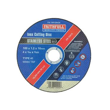 FAITHFULL THIN METAL CUTTING DISC 4"