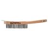 Lightweight Scratch Brush with Scraper, Four Row