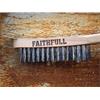 Heavy-Duty Scratch Brush with Scraper - 4 Row