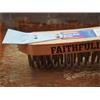 Heavy-Duty Scratch Brush with Scraper - 4 Row