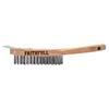Heavy-Duty Scratch Brush with Scraper - 4 Row