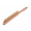 680/B2 Brass Wire Scratch Brush - 2 Row