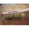 Brass Scratch Brush, Four Row