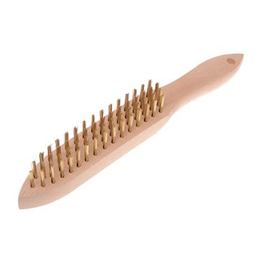 680/B4 Brass Wire Scratch Brush - 4 Row