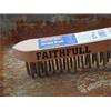Heavy-Duty Stainless Steel Scratch Brush, 3 Row