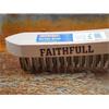 Heavy-Duty Stainless Steel Scratch Brush, 4 Row