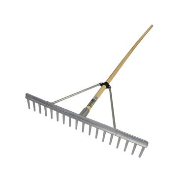 Aluminium Landscape Rake Wooden Handle FSC 100%
