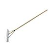 Aluminium Landscape Rake Wooden Handle FSC 100%