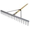 Aluminium Landscape Rake Wooden Handle FSC 100%