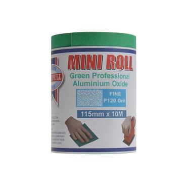 Aluminium Oxide Sanding Paper Roll Green 115mm x 10m 120G