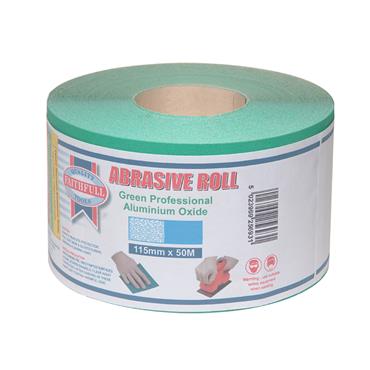 Aluminium Oxide Sanding Paper Roll Green 115mm x 50m 40G
