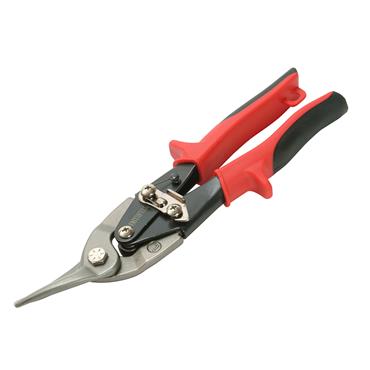 Red Compound Aviation Snips Left Cut 250mm (10in)
