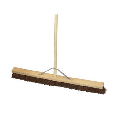 Stiff Bassine Broom 900mm (36in) + Handle & Stay