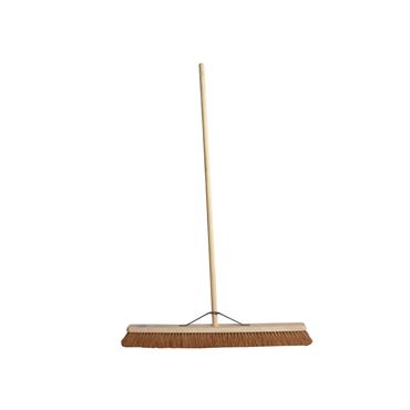 Broom Soft Coco 900mm (36in) + Handle & Stay