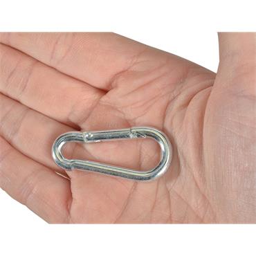 Fire Brigade Snap Hook 4mm Zinc Plated (Pack 4)