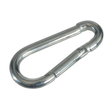 Fire Brigade Snap Hook 4mm Zinc Plated (Pack 4)