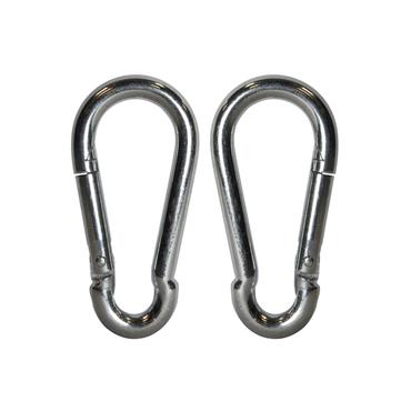 Fire Brigade Snap Hook 8mm Zinc Plated (Pack 2)