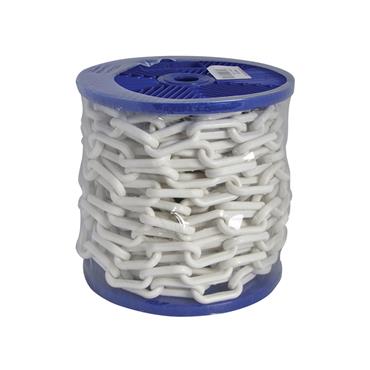 Plastic Chain 8mm x 12.5m White