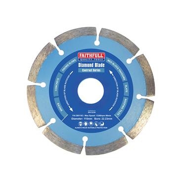 FAITHFULL DIAMOND BLADE CONTINUOUS 115 x 22MM