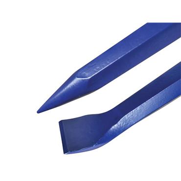 Bent Chisel Digging Bar 6.4kg 25mm x 1.5m