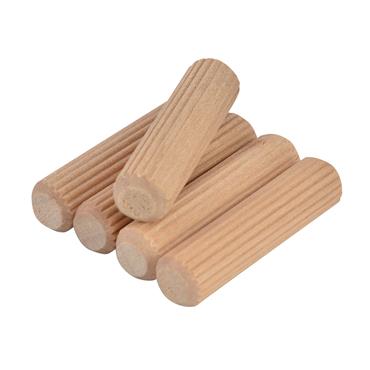 Wood Dowels Fluted 40 x 10mm (Tub 100)