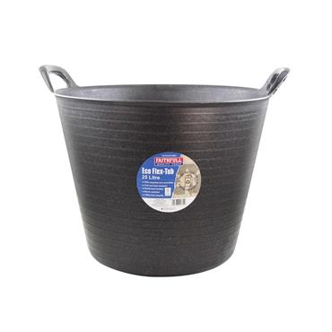 Eco Flex Tub 25 litre - Recycled Black