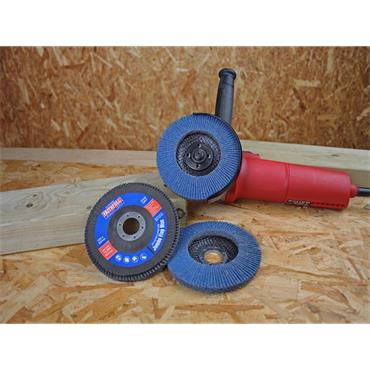 Zirconia Abrasive Jumbo Flap Disc 125 x 22mm 40 Grit (3 Pack)