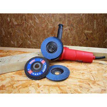 Zirconia Abrasive Jumbo Flap Disc 125 x 22mm 80 Grit (3 Pack)